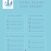 Planning Yoga Plage Caf Ferret